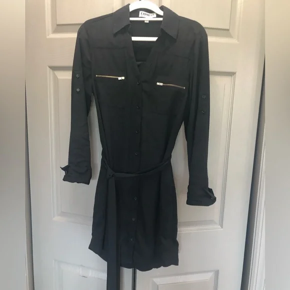 Express Shirt Dress - Picture 1 of 4